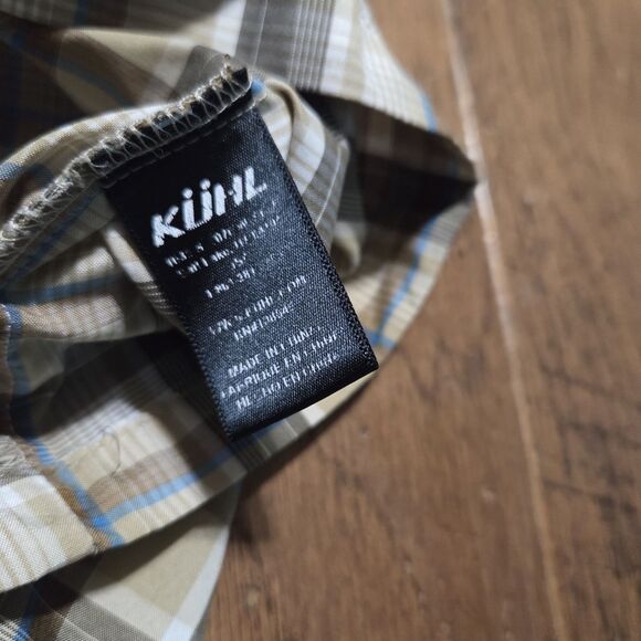 Kuhl Eluxur Shirt Men's XL Short Sleeve Button Up Hiking Outdoors - Picture 6 of 8